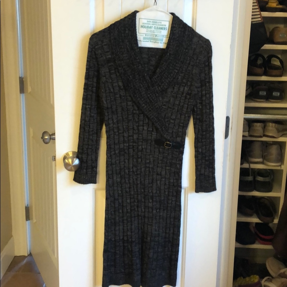Calvin Klein knee-length sweater dress
